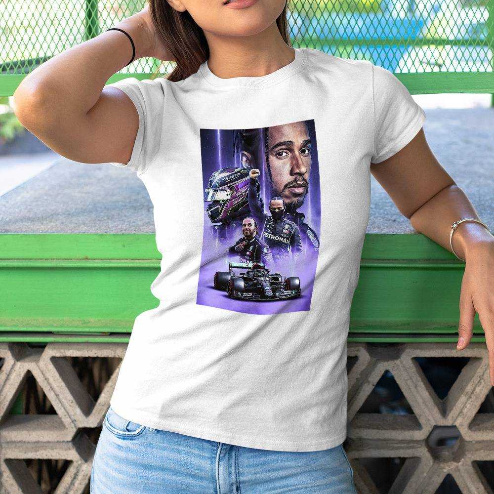 Lewis Hamilton T-shirt Record 92nd Win F1 T-shirt Cotton Tee
