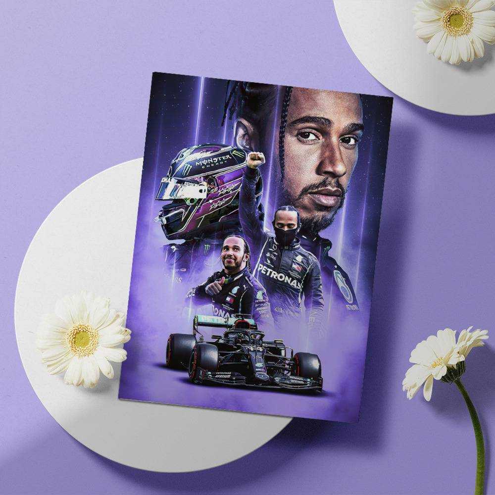 Lewis Hamilton Greeting Card Record 92nd Win F1 Greeting Card