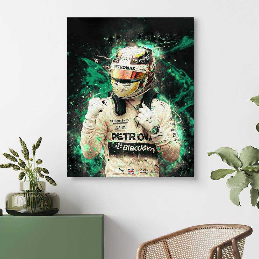 Lewis Hamilton Canvas Lewis Hamilton 2018 Canvas