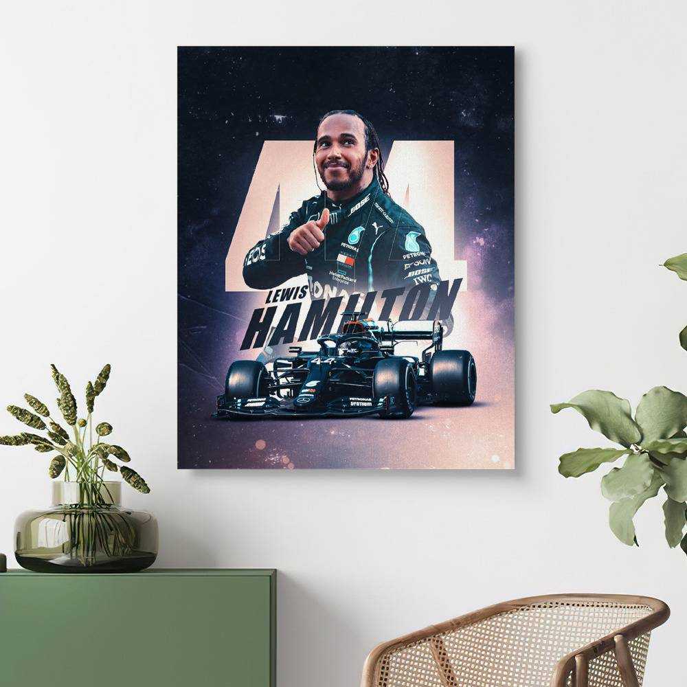 Lewis Hamilton Canvas TuscanGP Winner Canvas
