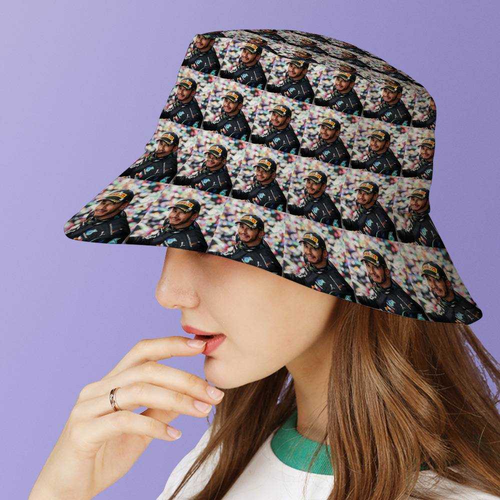Lewis Hamilton Fisherman Hat Unisex Fashion Wins His Seventh F1 Bucket Hat