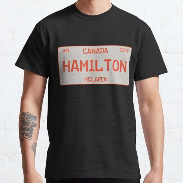 Lewis Hamilton first win license plate Shirt, Lewis Hamilton T-shirt, Lewis Hamilton T-shirts#1