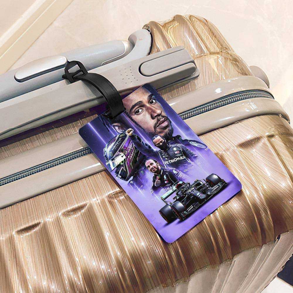 Lewis Hamilton Luggage Tag Record 92nd Win F1 Luggage Tag