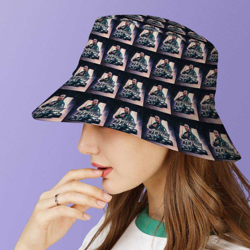 Lewis Hamilton Fisherman Hat Unisex Fashion TuscanGP Winner Bucket Hat
