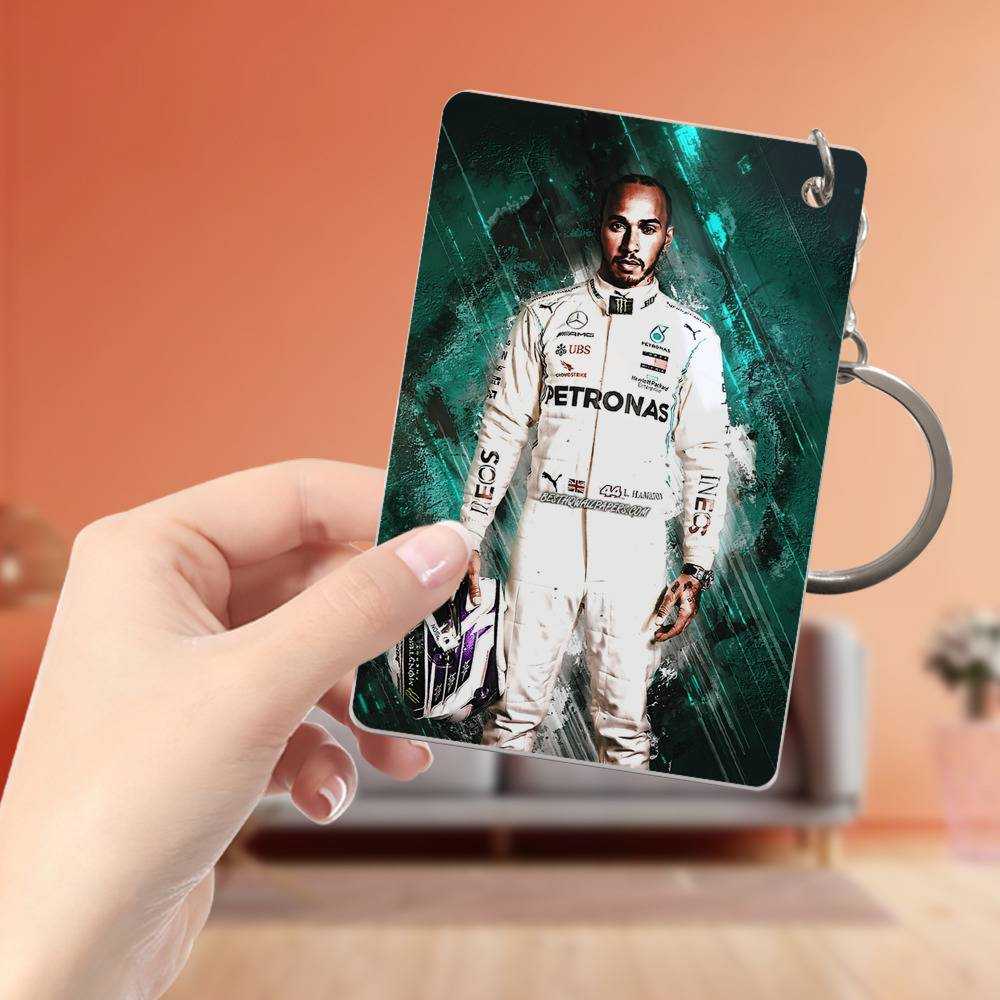 Lewis Hamilton Keychain F1 Racing Driver by Lewis Hamilton Keychain