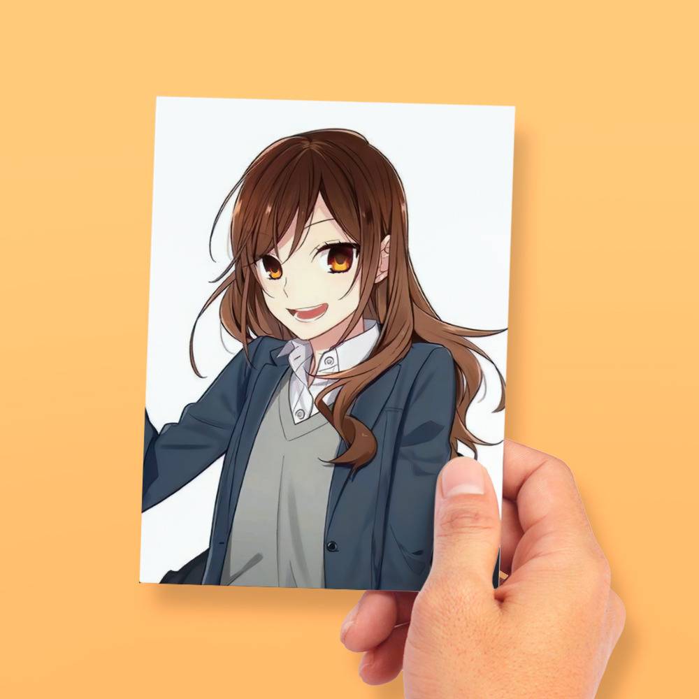 Horimiya Sad Chibi Izumi Miyamura (Short Hair) Greeting Card for Sale by  nicoburritoo