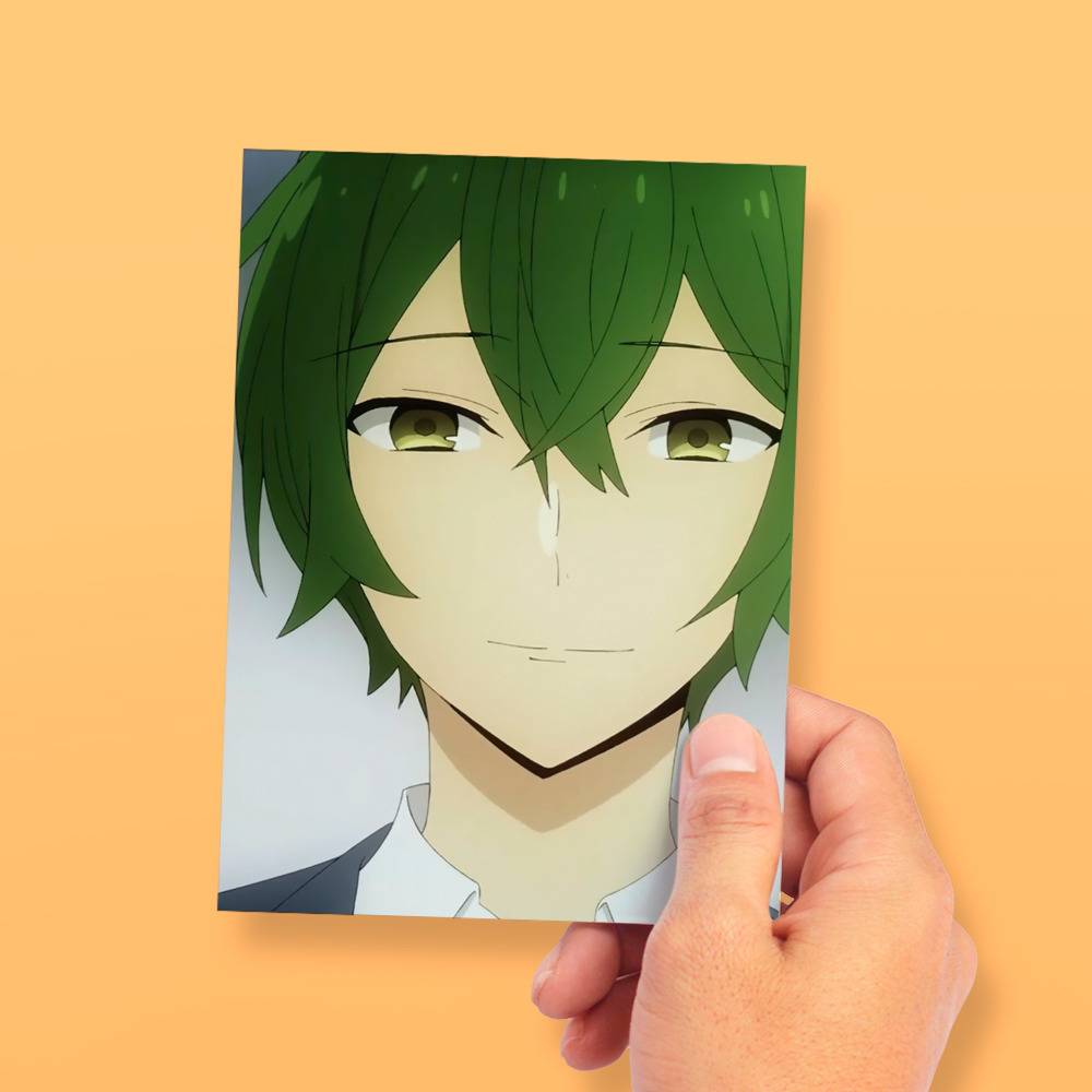 Horimiya Sad Chibi Izumi Miyamura (Short Hair) Greeting Card for Sale by  nicoburritoo