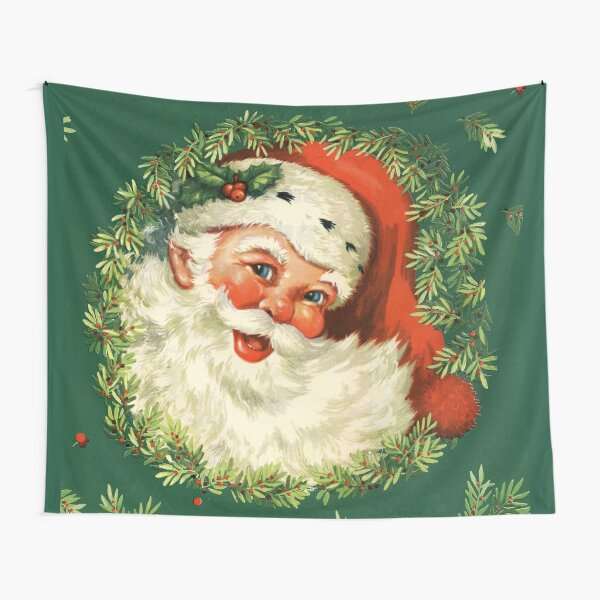 Funny Tapestry Highest Quality Tapestrys Vintage traditional Santa Claus Tapestry#5