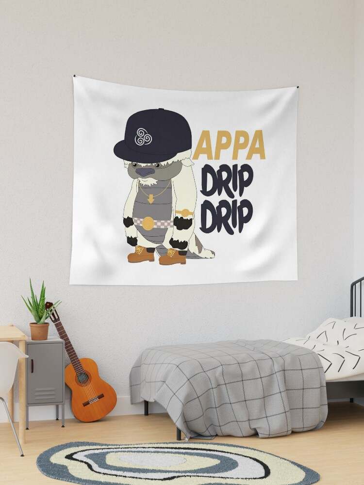 Funny Tapestry Highest Quality Tapestrys Appa Drip Drip Tapestry#1