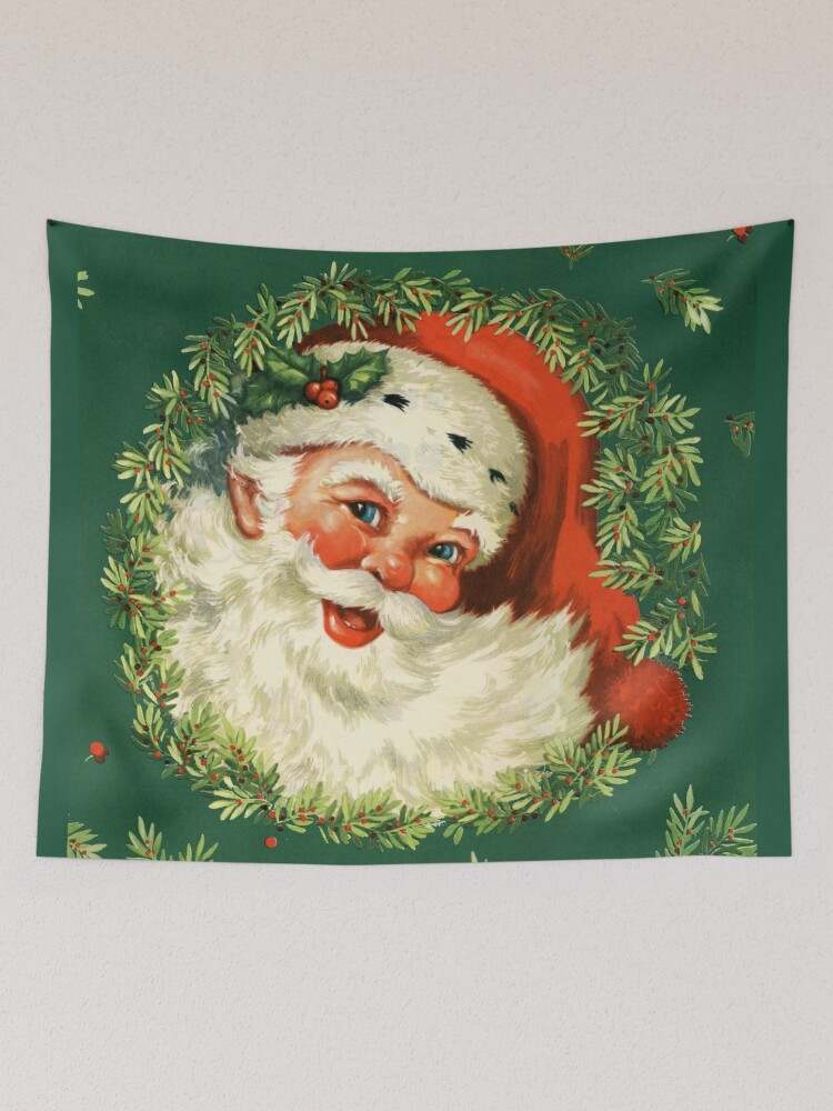 Funny Tapestry Highest Quality Tapestrys Vintage traditional Santa Claus Tapestry#2