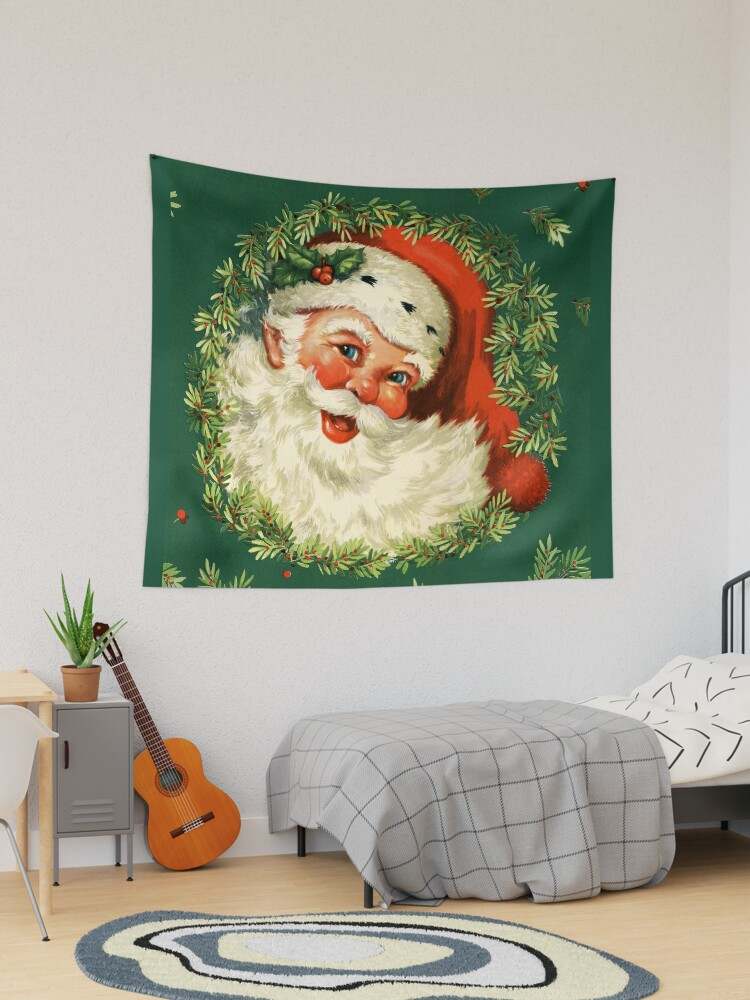 Funny Tapestry Highest Quality Tapestrys Vintage traditional Santa Claus Tapestry#1