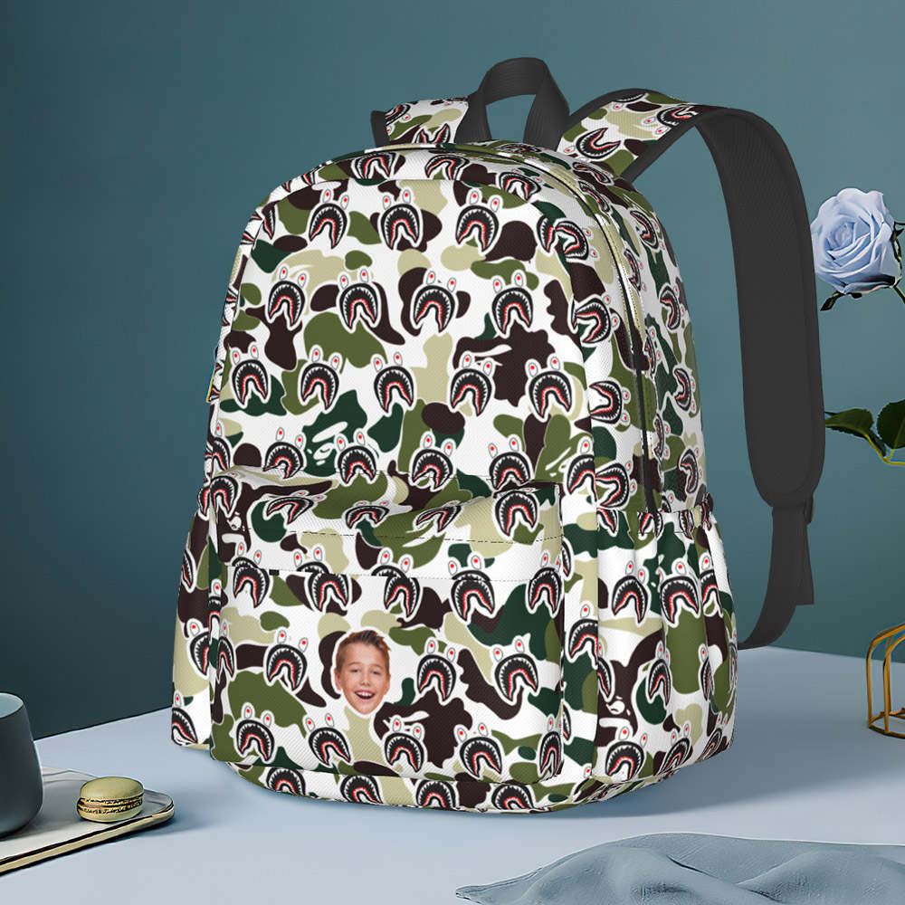 Cute Bookbags Bape Shark Backpack for Kids – ILYBAG