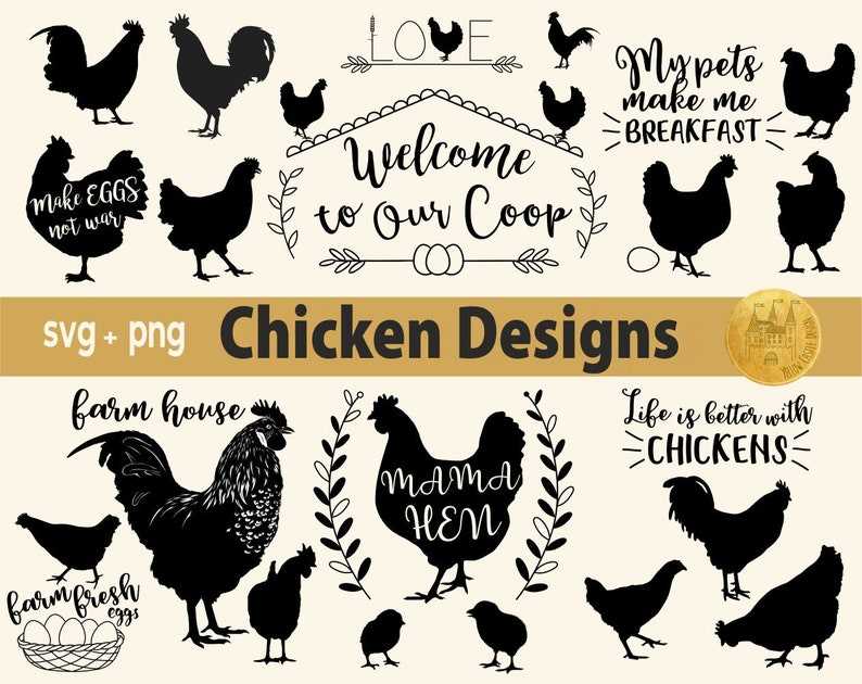 Chicken Mama SVG - Chicken SVG File For Silhouette SVG & Cricut