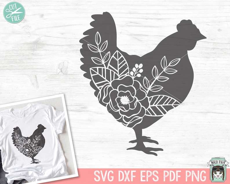 Rooster Chicken Head Cute Clipart Digital Download SVG PNG JPG PDF Cut Files