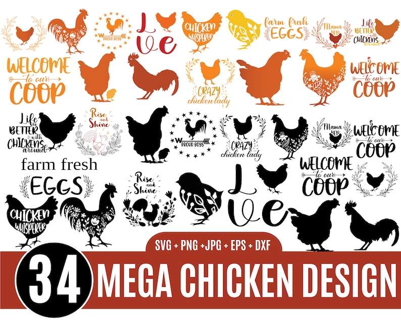 Chicken SVG, Chicken Mom Chicken Costume Chickens SVG - WildSvg