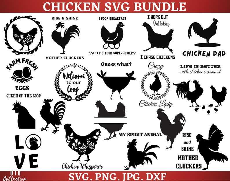 Chicken Mama SVG Bundle