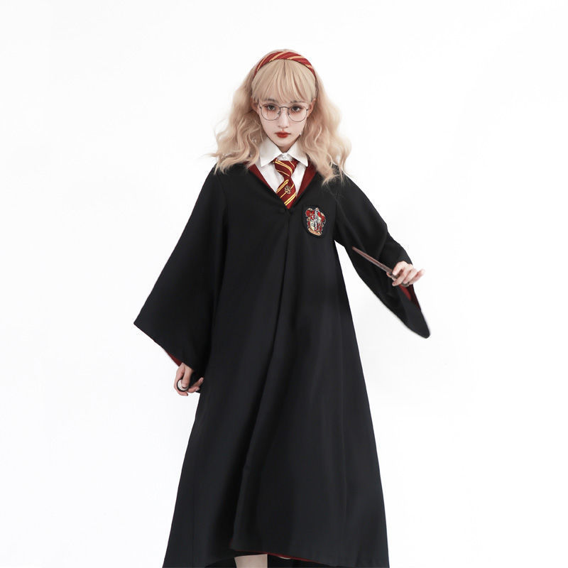 Hermione Granger Costume 5-12 Years with WIG SCARF wand BOOK DAY GIFT TREAT