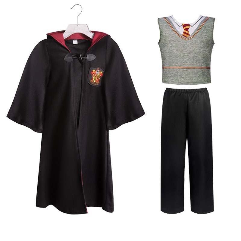 Hermione Granger Costume Kids, Harry Potter Gryffindor Robe Sweater Pants  Hogwarts Wizarding World Costume