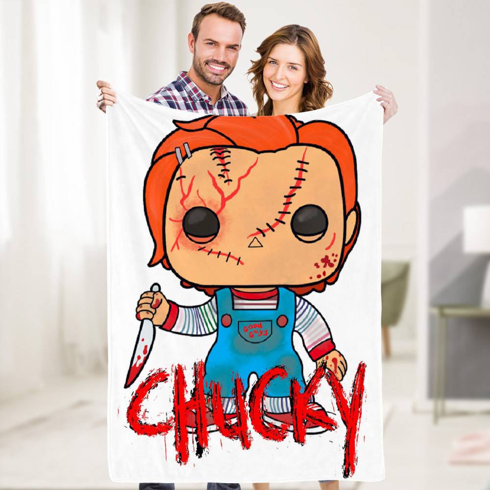 Chucky doll blanket new arrivals