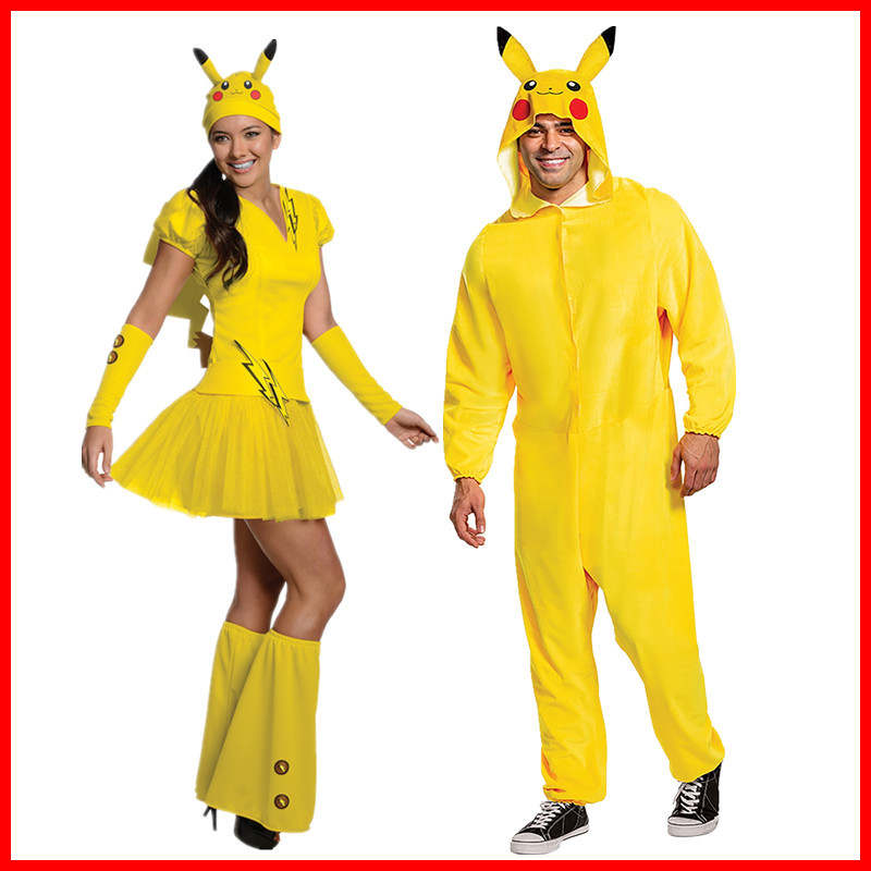 Ash Ketchum Cosplay, Adult Pikachu costume Halloween Cosplay
