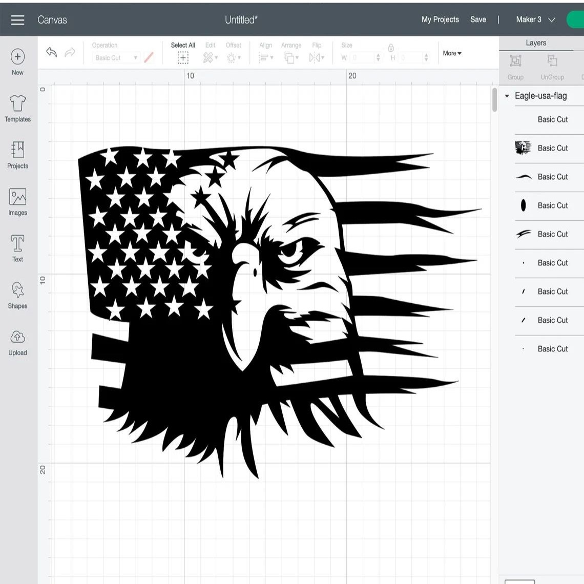 American Flag With Eagle Svg Usa Eagle Flag Svg Americanflagsvg Store