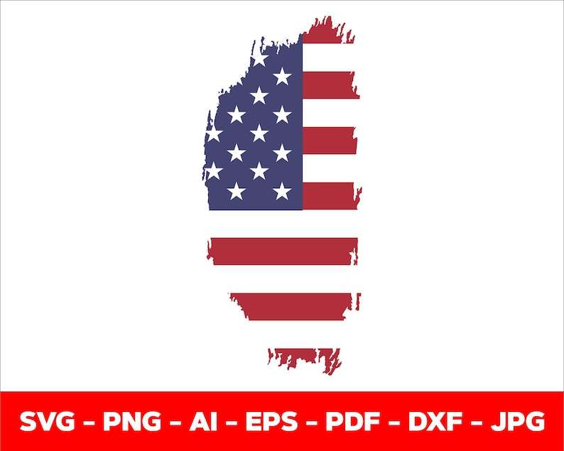 Distressed American Flag Svg, Distressed Flag Svg#2