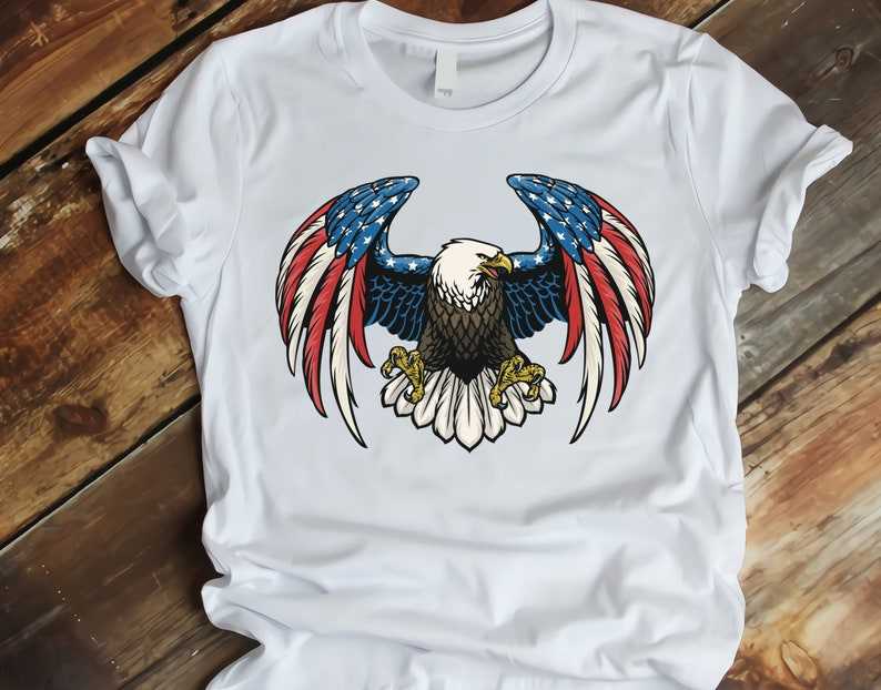 American Flag With Eagle Svg, American Flag Bald Eagle PNG#2