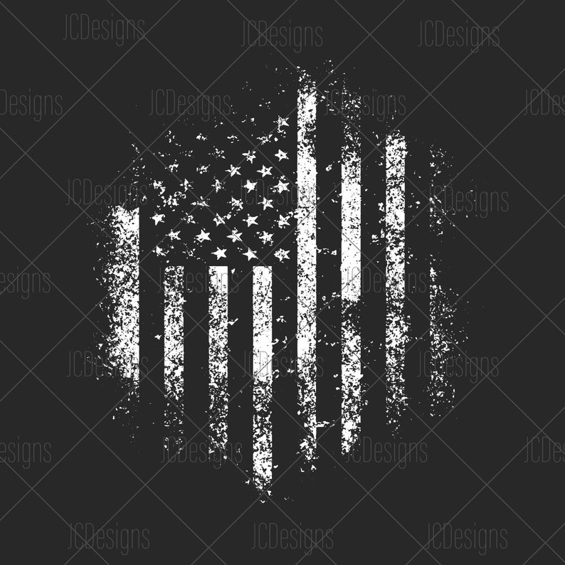 Distressed American Flag Svg, USA Grunge Flag Svg