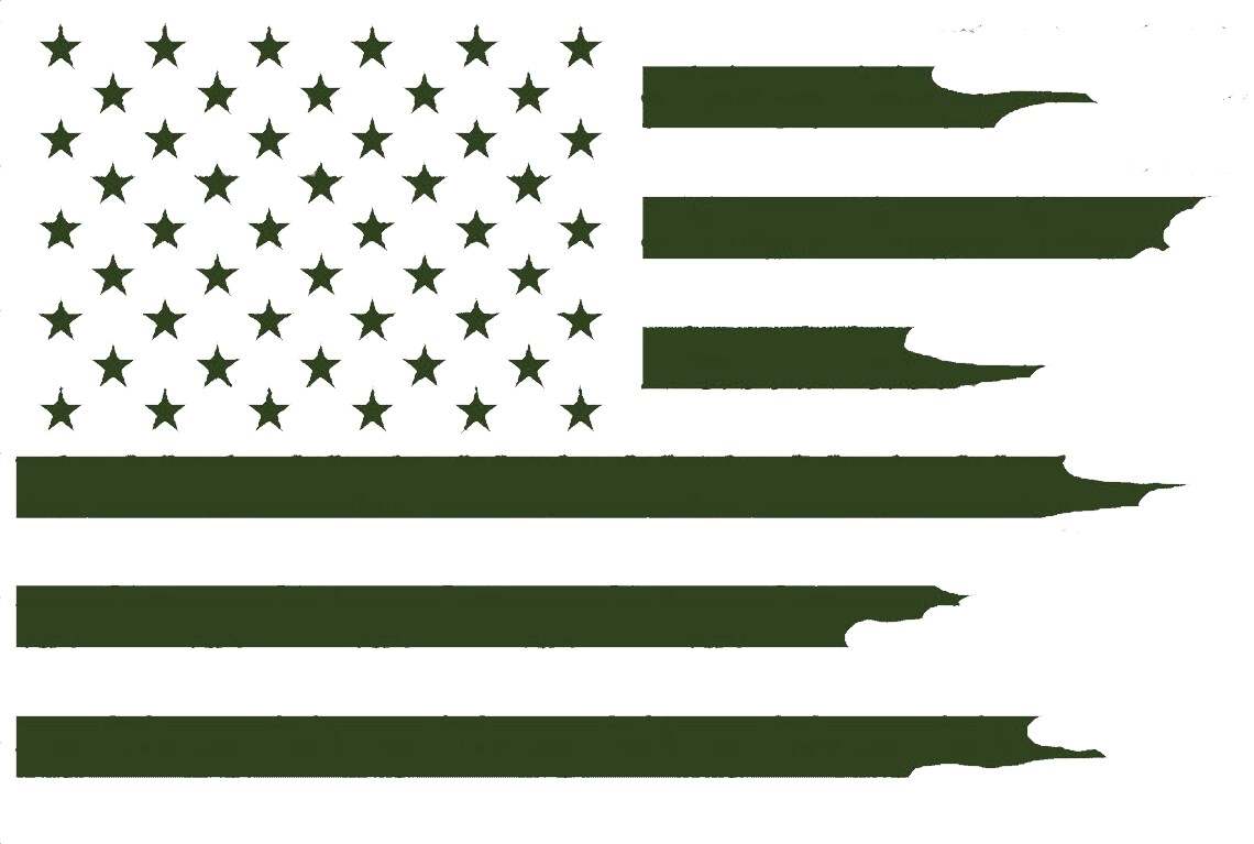 Tattered American Flag Svg, Tattered American Flag without Border SVG#3