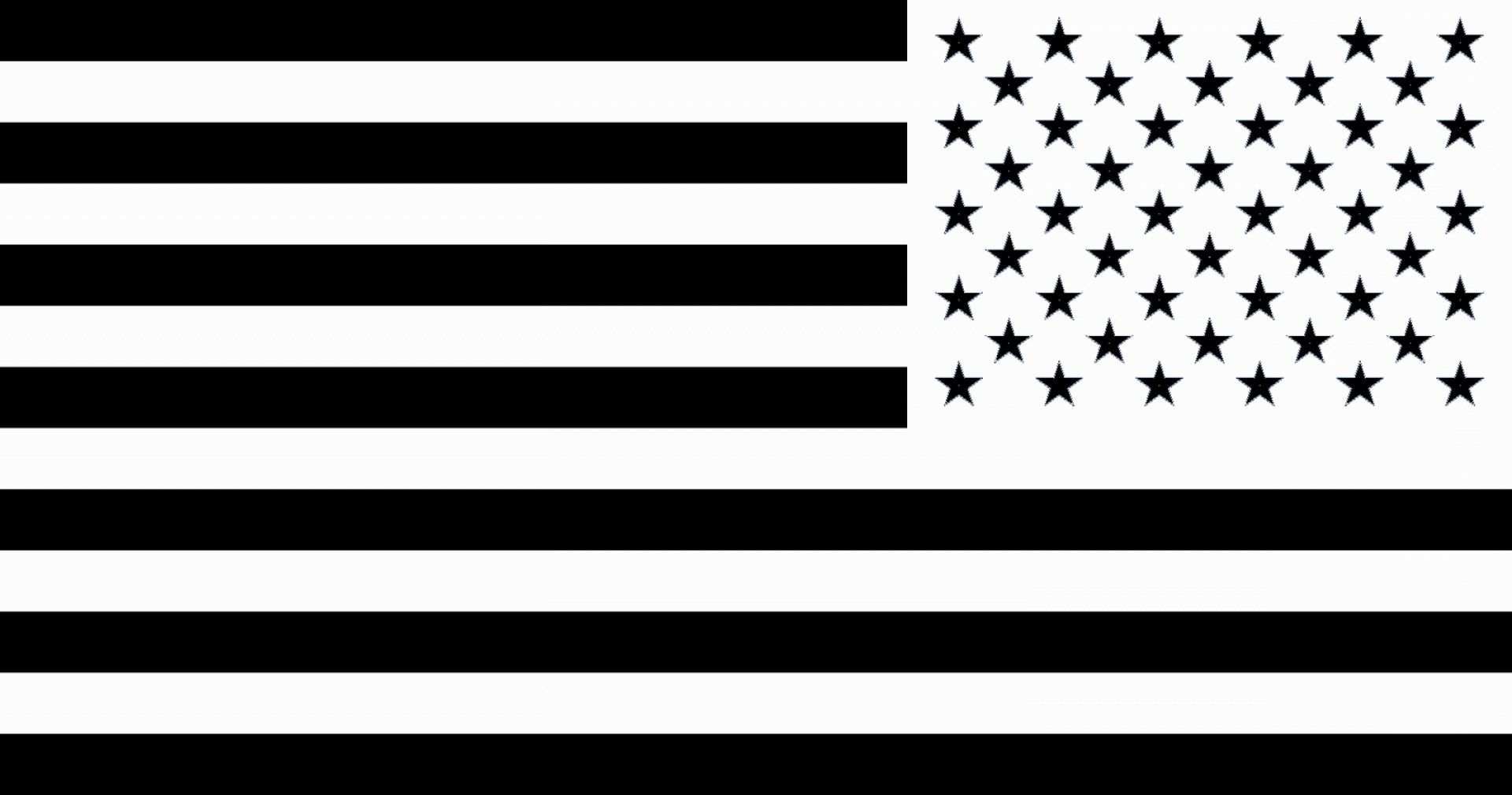 Black American Flag Svg, USA Black Fag
