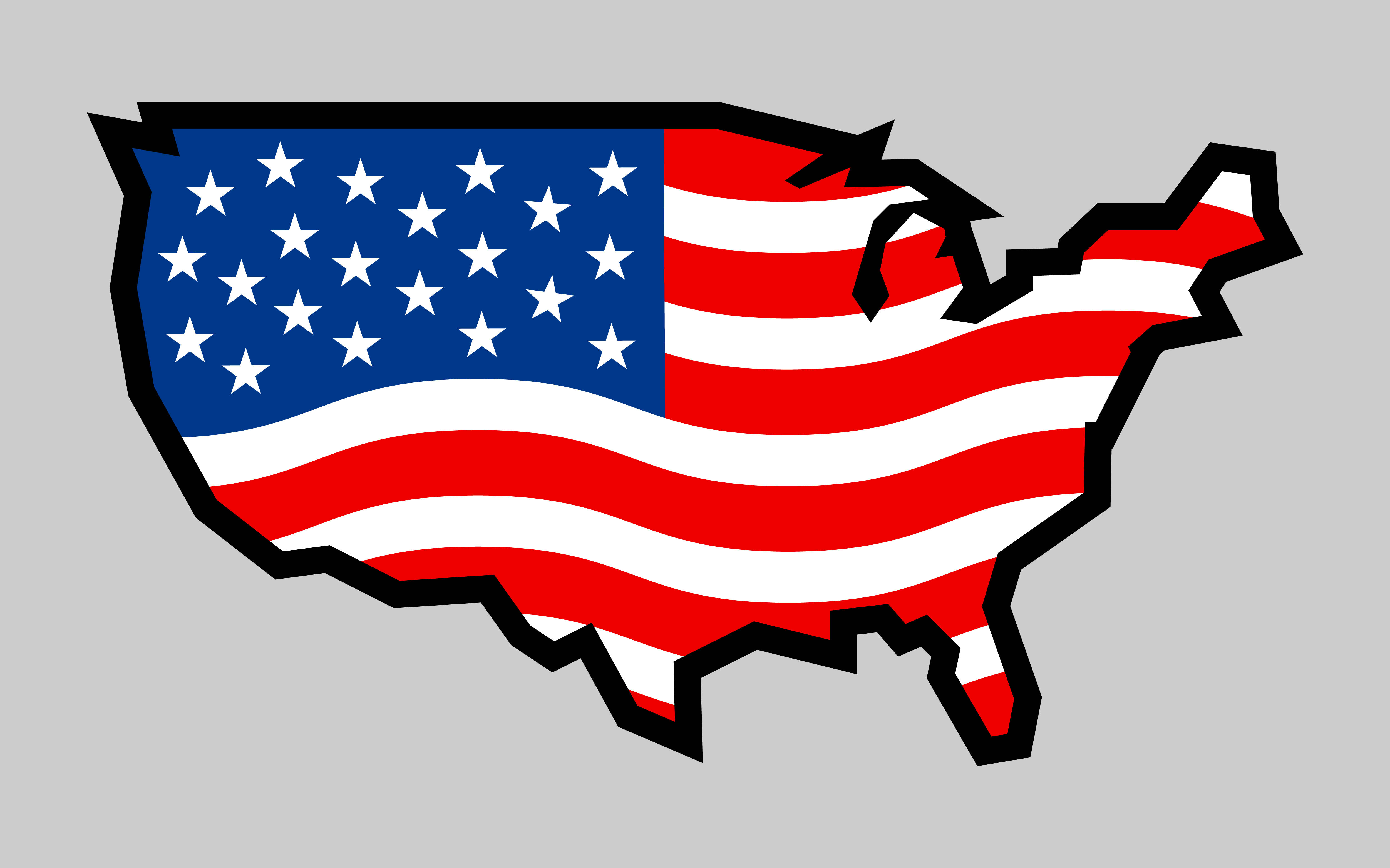 American Flag Svg Free, USA Map Flag Svgn#1