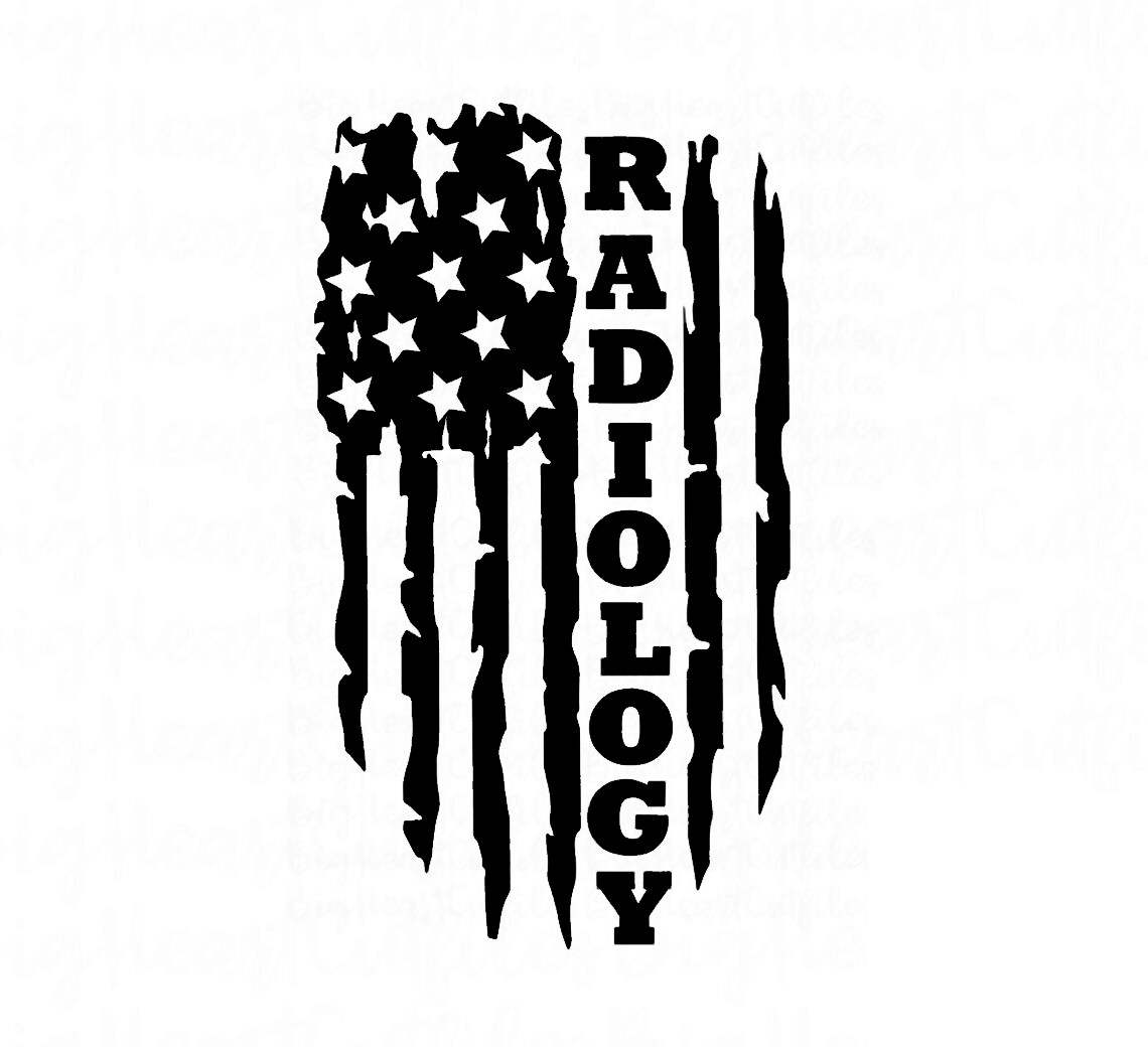 Distressed American Flag Svg, Radiology Distressed American Flag Svg#1