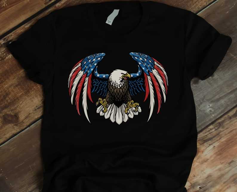 American Flag With Eagle Svg, American Flag Bald Eagle PNG#4