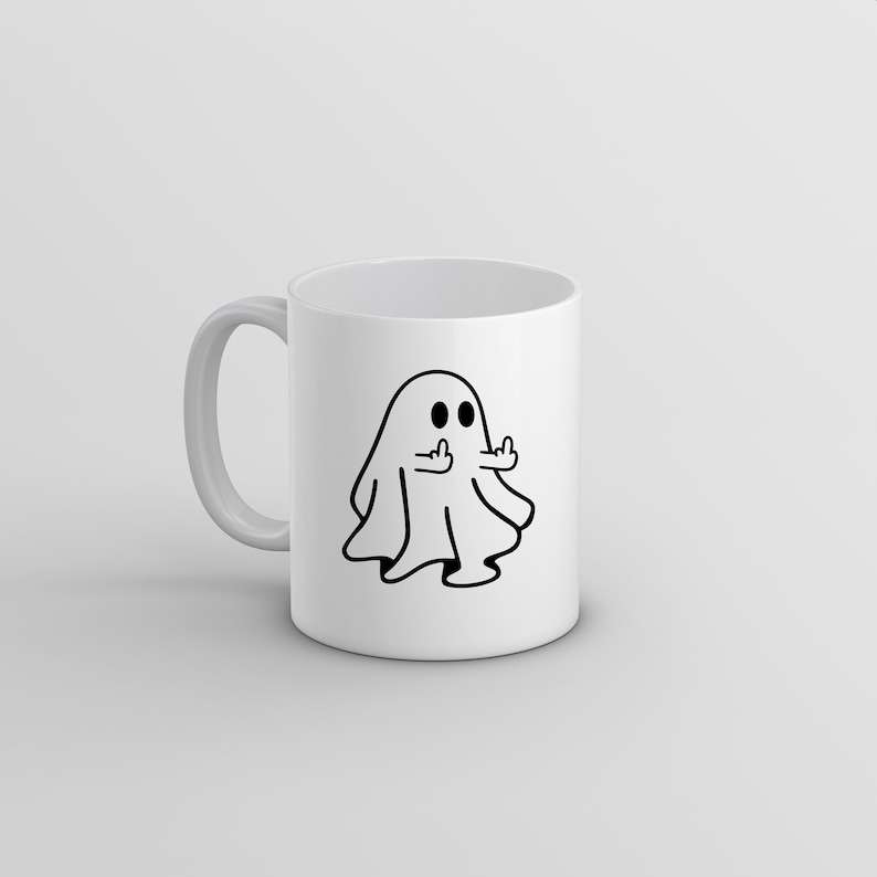 Middle Finger Ghost Svg, Ghost Middle Finger Svg Png - Halloween Svg Png - Cute Ghost Halloween Svg Png#3