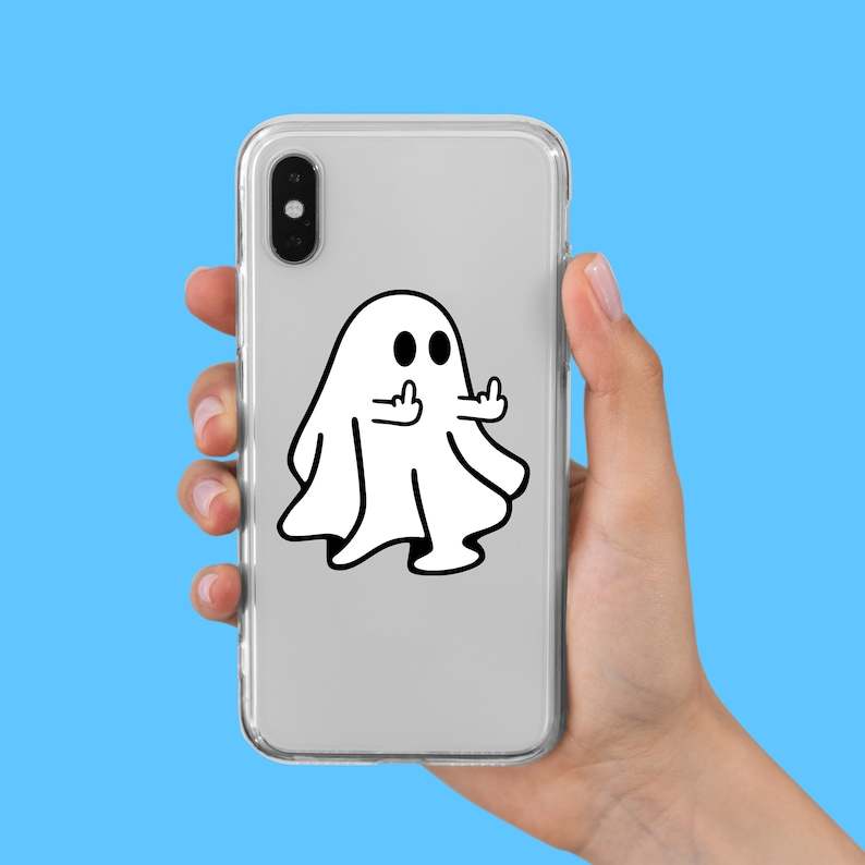 Middle Finger Ghost Svg, Ghost Middle Finger Svg Png - Halloween Svg Png - Cute Ghost Halloween Svg Png#5