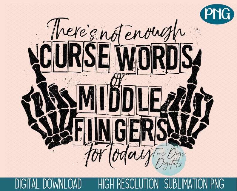 Skeleton Middle Finger Svg High Quality Perfect for your Design