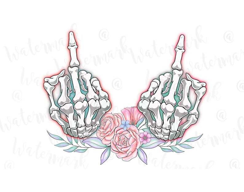 Skeleton Middle Finger Svg High Quality Perfect for your Design