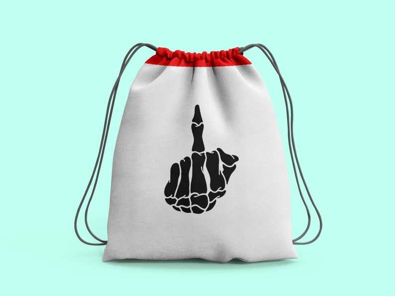 Skull Middle Finger Svg, Skeleton Middle Finger SVG Cut File - Skeleton Svg Png#4