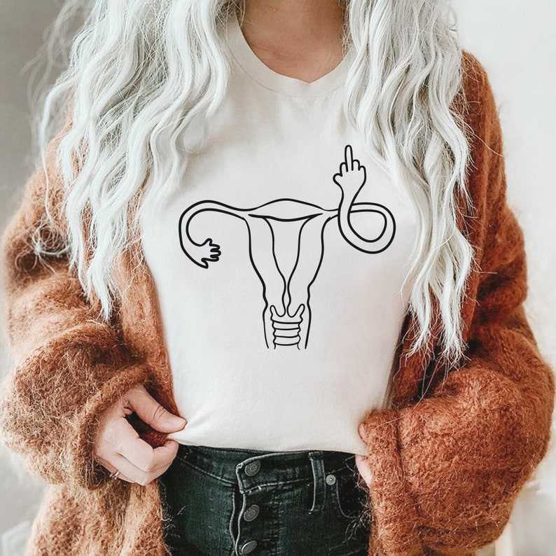 Uterus Middle Finger Svg, Uterus Finger Svg - Pro Choice Svg - Roe V Wade Png - Feminist Svg#5