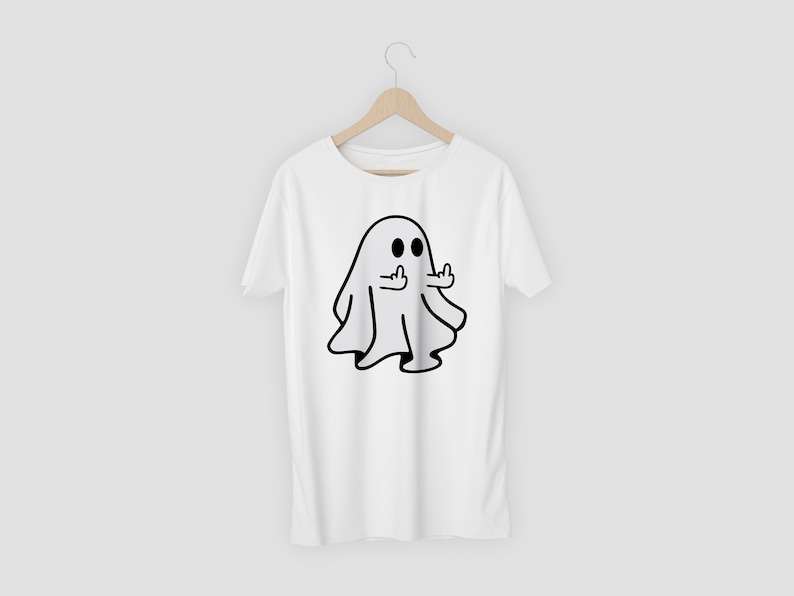 Middle Finger Ghost Svg, Ghost Middle Finger Svg Png - Halloween Svg Png - Cute Ghost Halloween Svg Png#4