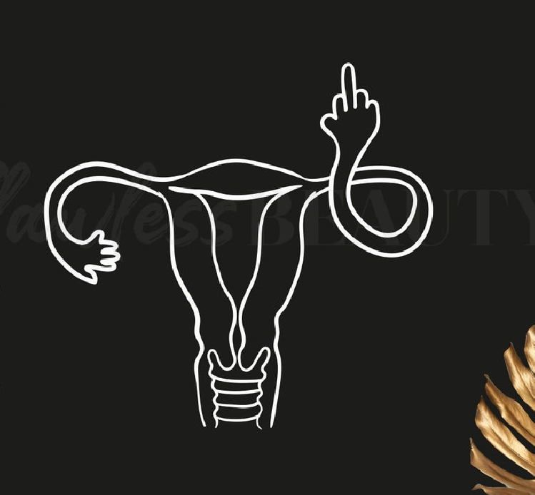 Uterus Middle Finger Svg, Uterus Finger Svg - Pro Choice Svg - Roe V Wade Png - Feminist Svg#3