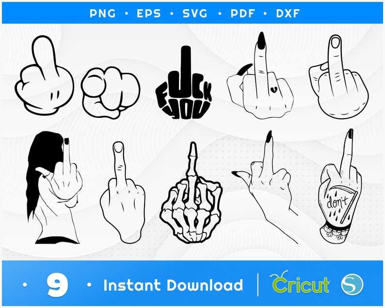 Middle Finger Svg, Middle Finger SVG - Finger Svg - Flipping Off Svg - Fuck You Svg#1