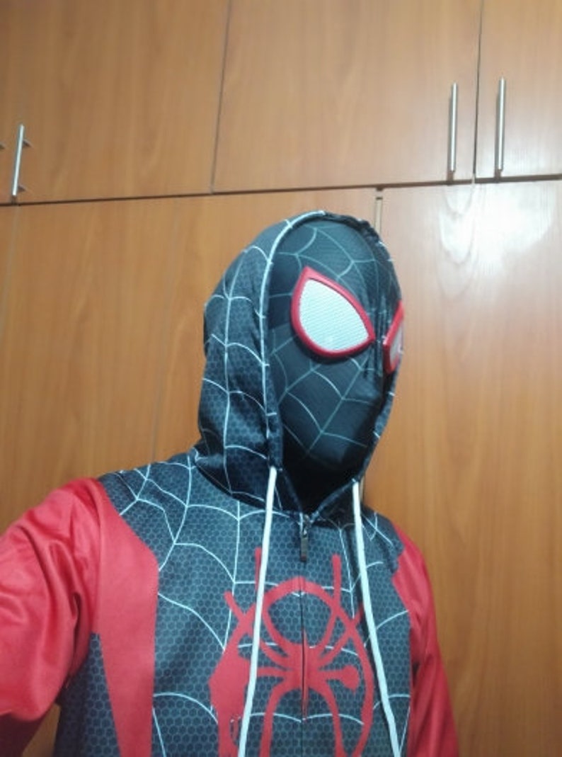 Spiderman Zip up Hoodie, Into Spider Verse Hoodie Full Zip Jacket |  Spiderman Hoodie Store for Every Spider-Fanatic