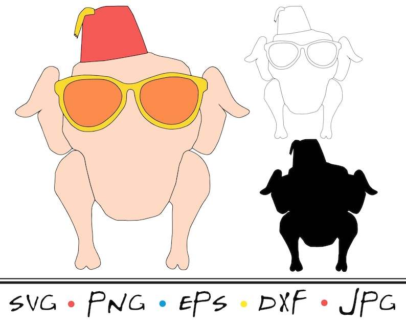 Turkey Svg, Turkey Svg File Friends Svg Cut File Friends Turkey