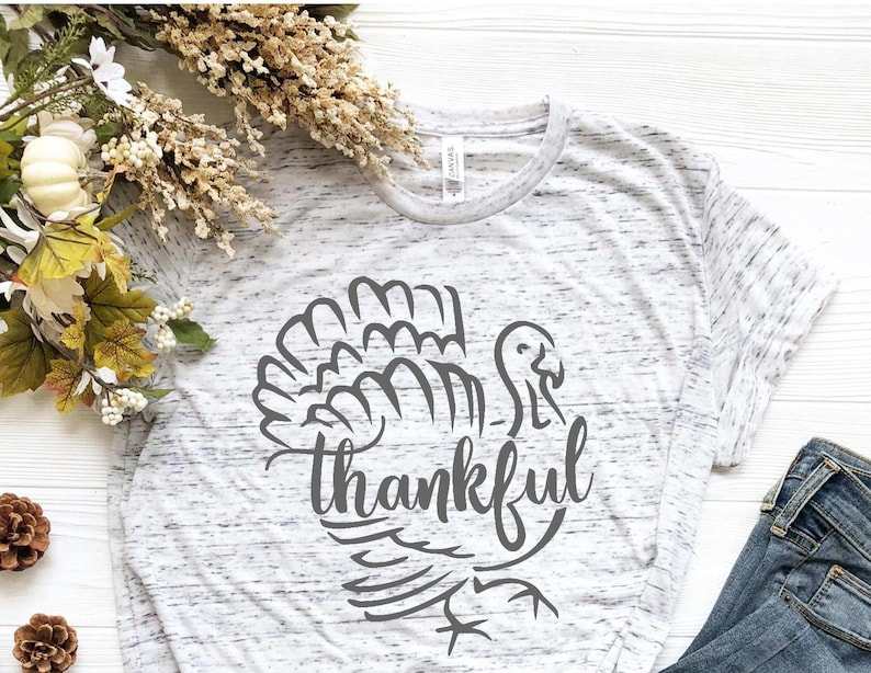 Turkey Svg, Thankful SVG