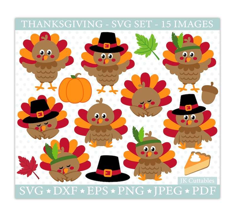 Turkey Svg, Thanksgiving Turkey SVG