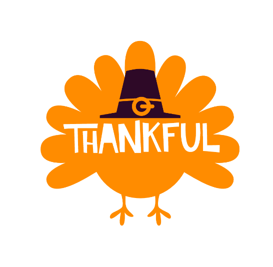 Turkey Svg Free, Thankful 