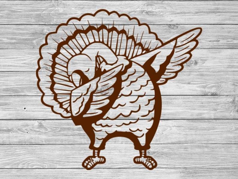 Turkey Svg, Dabbing Turkey Svg Dab Turkey Svg