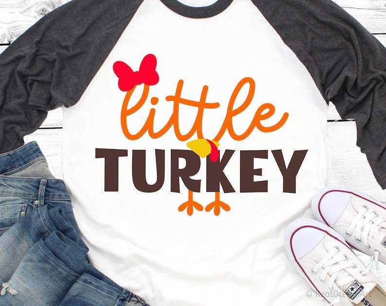 Turkey Svg, Turkey with Bow Svg Files for Cricut Png