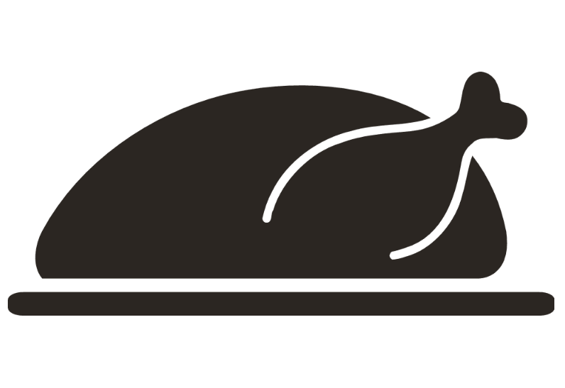 Turkey Svg Free, Turkey On A Tray 